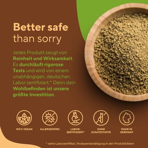 Bio Triphala - Hochdosiert mit 2.000mg (500mg je Kapsel) - 360 Kapseln - Premium Triphala Pulver aus Indien: Haritaki, Amalaki, Bibhitaki - Ohne Zusatzstoffe - Vegan, deutsche Produktion - TRUE NATURE – Bild 6