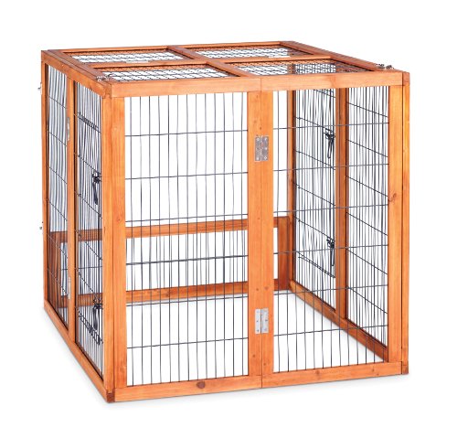 Image of Prevue Hendryx 460PEN Pet Products Rabbit Playpen, Small, Natural