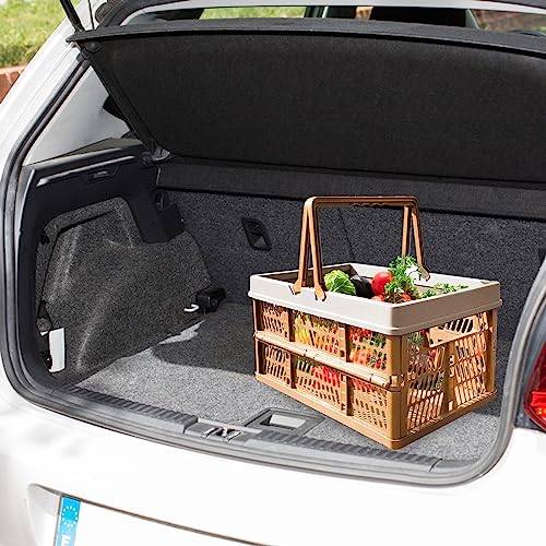 Cesta de Piquenique Dobrável, Cestos de Mercearia Cesto Dobrável, Contêiner de artigos diversos à pr