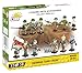 COBI Historical Collection WWII German Tank Crew Figures Building Set, 33 Pieces