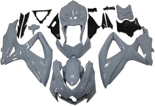Carenado Nardo Gris Ajuste para Suzuki 2008 2009 2010 GSXR 600 750 Inyección ABS Plásticos Aftermarket Kit de Carrocería 08 09 10 GSX-R 600750 YGY