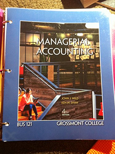 Managerial Accounting