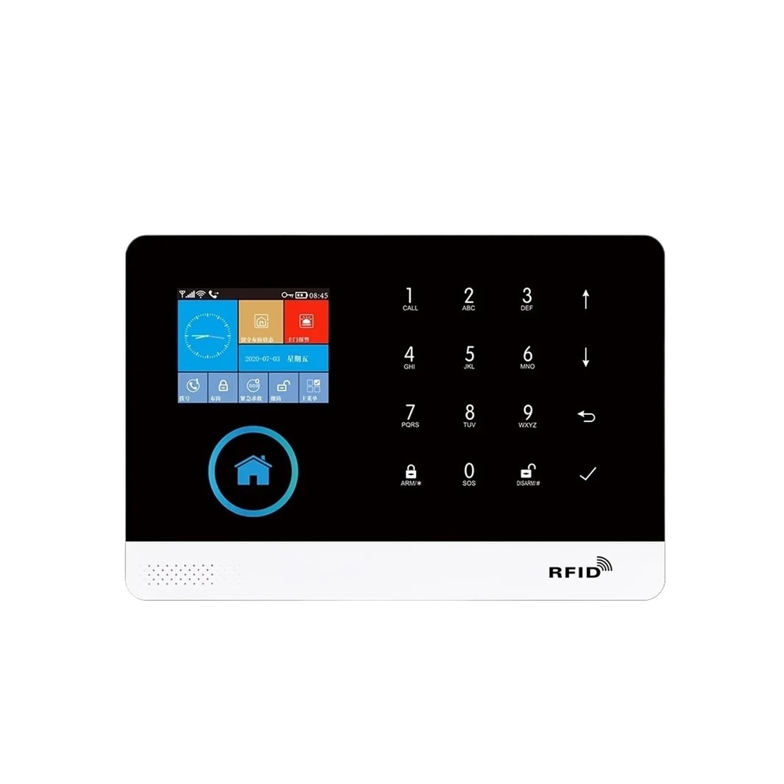 Sistemas Seguridad Hogar De Alarma WiFi 4G, Control por Aplicación Tuya Smart Life For Alarma DE Seguridad For EL HOGAR, Sensor PIR, Puerta, Kit Casa Inteligente, Panel contra Incendios(Set K)