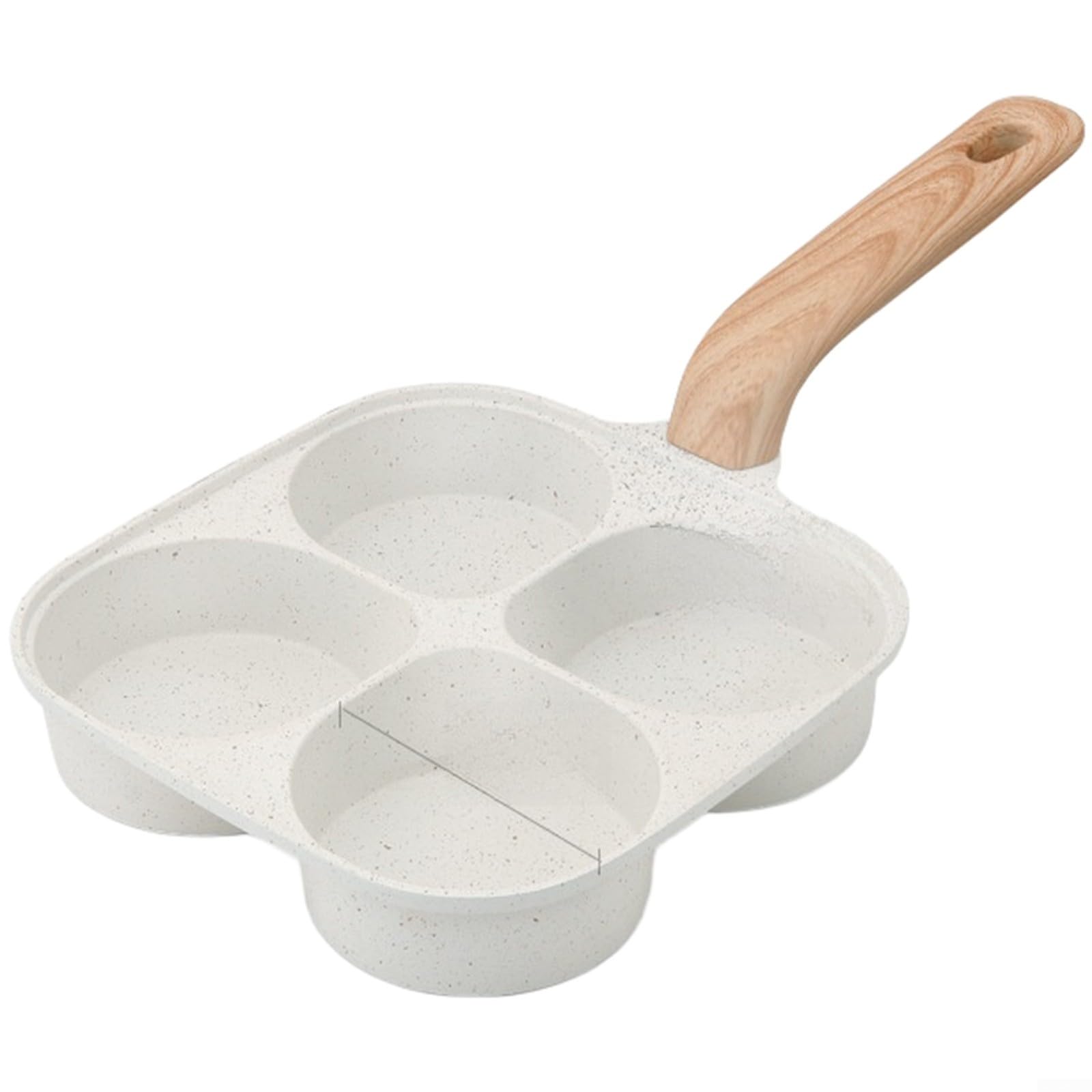 Sartén de desayuno profunda para preparar tortitas y huevos perfectos en inducción