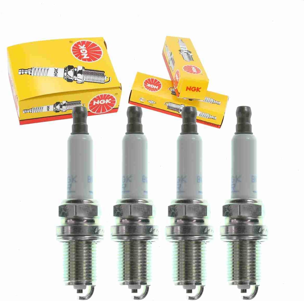 4 pc NGK Standard Spark Plugs compatible with Saturn SL1 1.9L L4 1991-2002