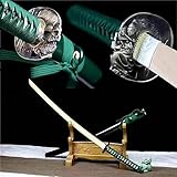 [OPTIMALE GRÖSSE]: Gesamtlänge 102 cm, Klingenlänge 72 cm, Grifflänge 26 cm, Breite 3,0 cm, Klingenstärke 0,7 cm. wird im Verhältnis 1:1 zu echten Messern hergestellt.