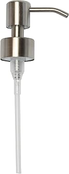 Kapitan Soap Dispenser Pump Head Replacement Spare for Standard 28/400 (26 mm - 28mm / 1.02 in-1.10 in) Neck Size, Stainless