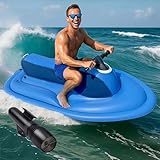 CUTANGELAR Bateau À Moteur Gonflable Et Pliable, Jet Ski Électrique avec Moteur De 500 W Et Batterie De 10 000 MAh. Idéal pour La Plongée Et La Baignade en Mer, Propulsion Aquatique Sûre Et Stable.