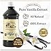 Back to Basics – All Natural - Pure Vanilla Extract – 16 oz – Mexican Vanilla – To Enhance Flavors in Cooking, Baking, and Dessert Making