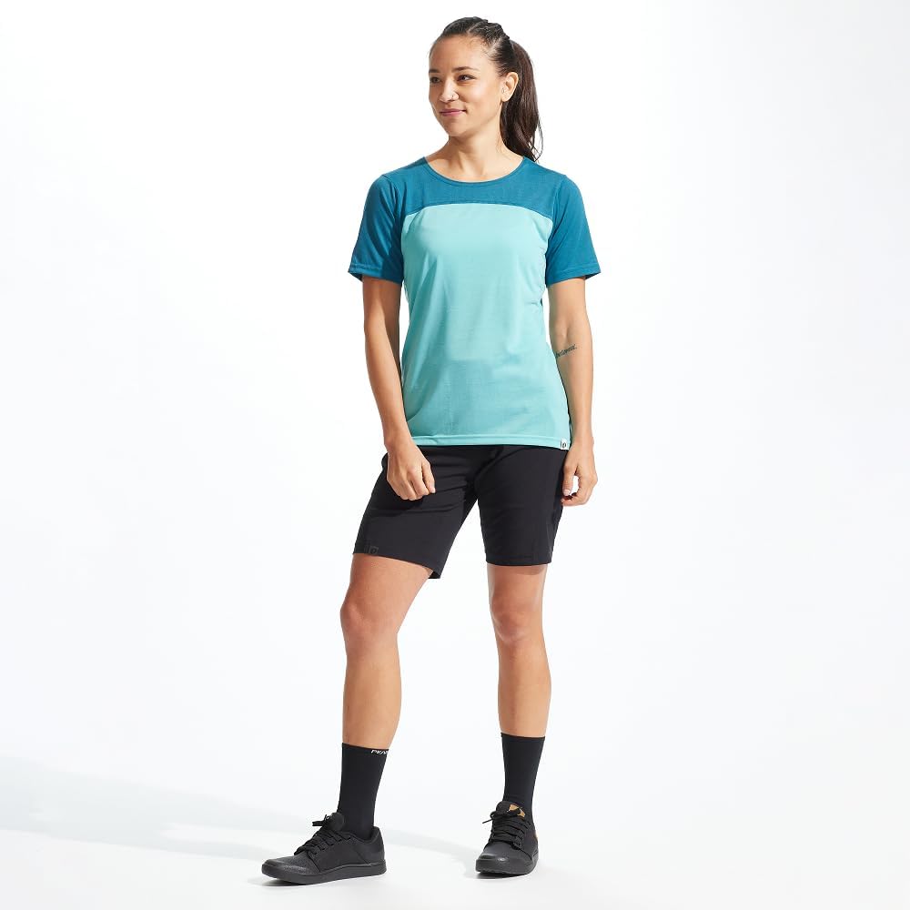 PEARL IZUMI Women's Mountain Bike Short. Detachable Chamois Liner & Two Zippered Pockets. Comfortable & Durable 9.5" Inseam