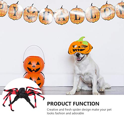 GARNECK Fantasia de Halloween para animais de estimação de aranha para cosplay de cachorro, gatos, f