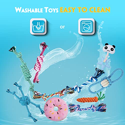 Ceypeit Dog Puppy Toys For Teething - 27 Pack Puppies Teething Chew Toys For Boredom, Pet Dog Toothbrush Chew Toys With Rope Toys, Treat Balls And Squeaky Dog Toys For Tiny Small Dog #TOP5