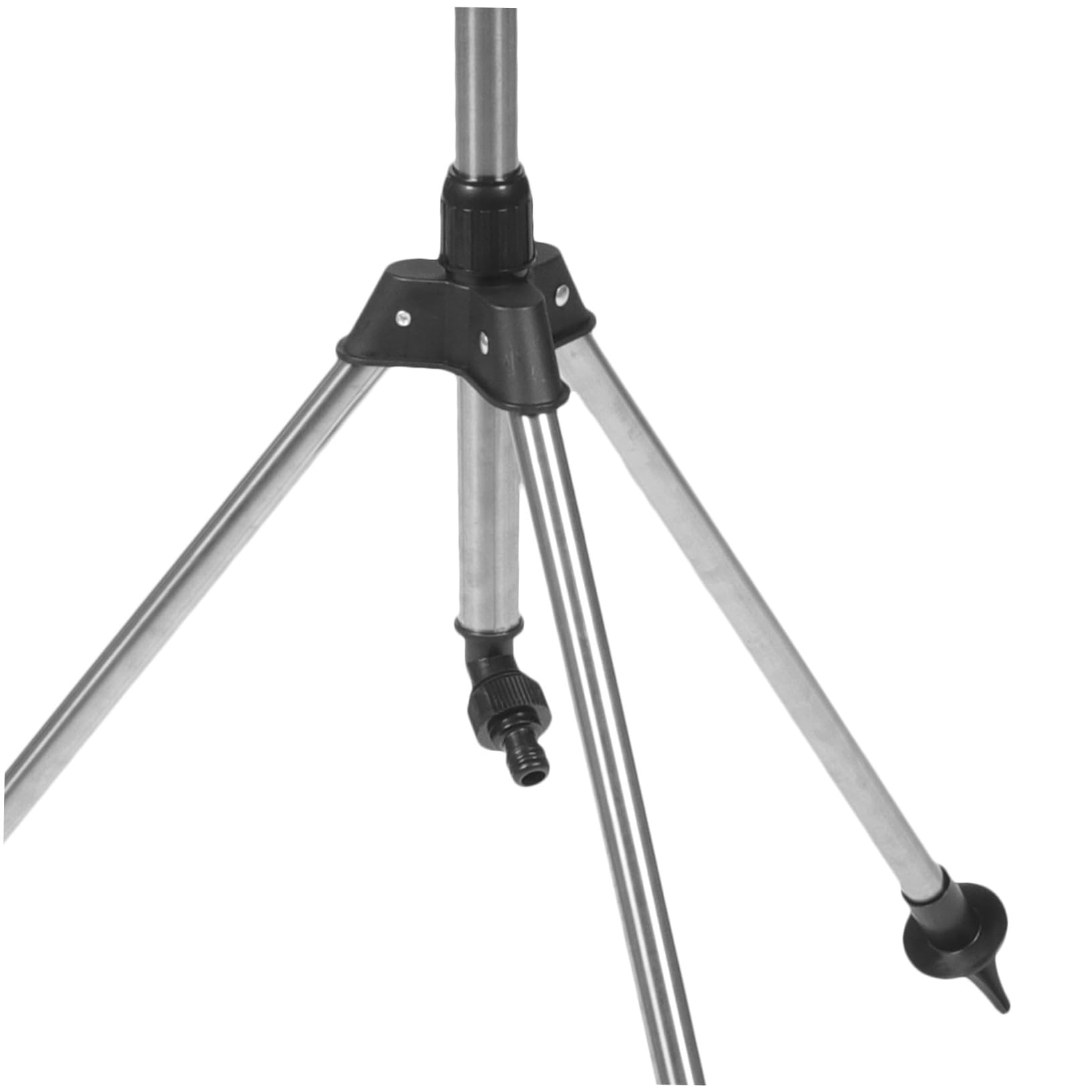 Irrigatore da Giardino a Treppiede Rotante Automatico Retrattile | Set 1 Pezzo, Lega di Alluminio e Plastica, Anti Perdita, per Alberi e Terreni Agricoli