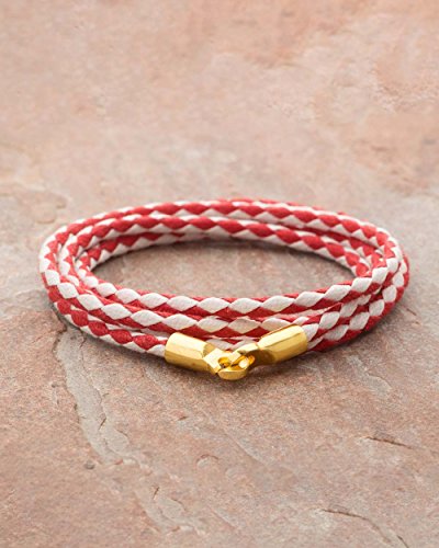 Nautical Red Band Bracelet, Gift for Him