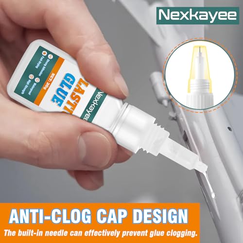 Plastic Glue, Fast-Drying Repair Adhesive, Clear Superglue for Model, Acrylic, PVC, DIY Crafts and More, 30g (Pack of 1) - Thumbnail 2