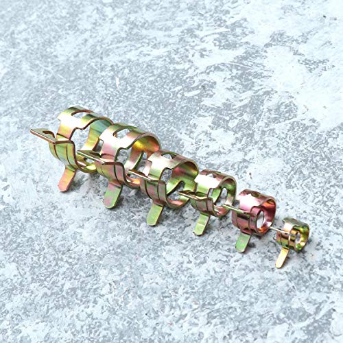 Winomo Spring Clips Fuel Hose Line Water Pipe Clamps Fasteners - 60Pcs #TOP5