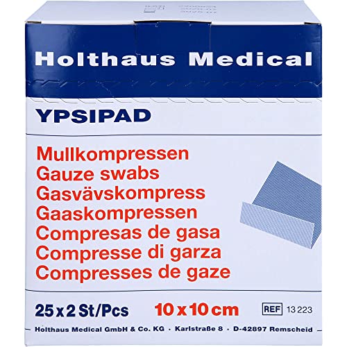 MULLKO STE YPSIPAD 10X10CM, 50 pcs. Compresses