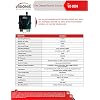 Visionis FPC-5018 One Door Access Control Outswinging Door 1200lbs Electromagnetic Lock Kit with Wireless Receiver and Remote Magnetic Lock System
