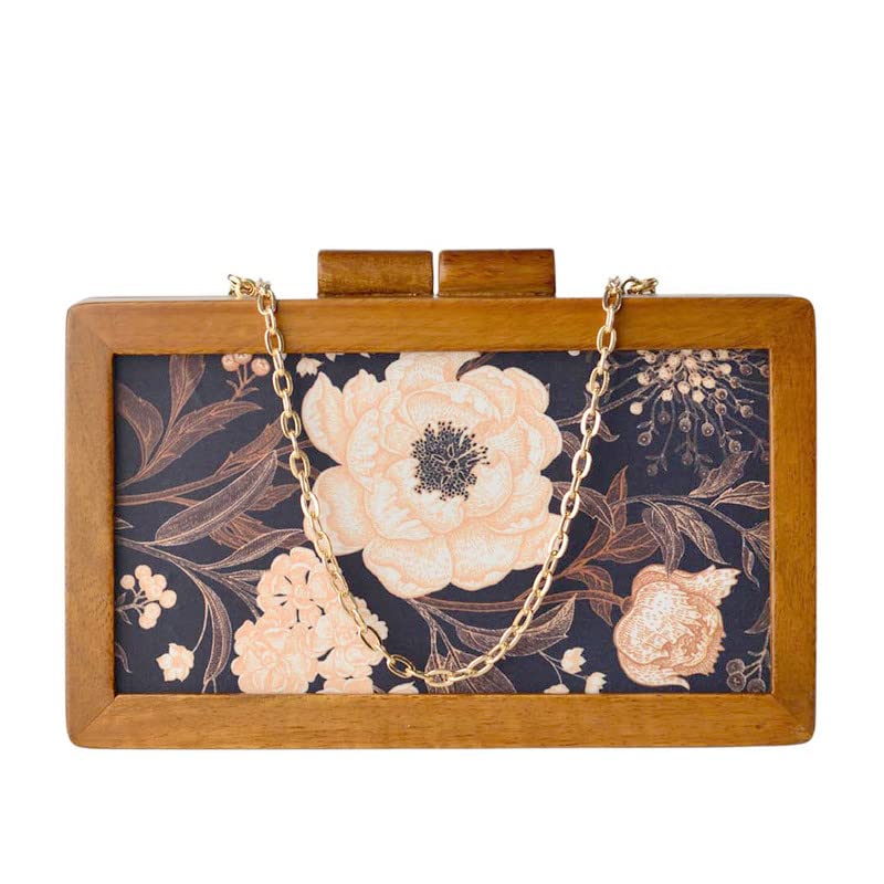 Artklim Wooden Clutch (Multicolor & Black) (B09XXSC6B9) Amazon Price History, Amazon Price Tracker