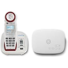 Ooma Telo with Clarity XLC3.4+ Amplified Cordless Phone Service Bundle with 24/7 Concierge Plan. Personal Setup Assistance, Address-Based 911 and Text alerts, Call Blocking. Subscription Required