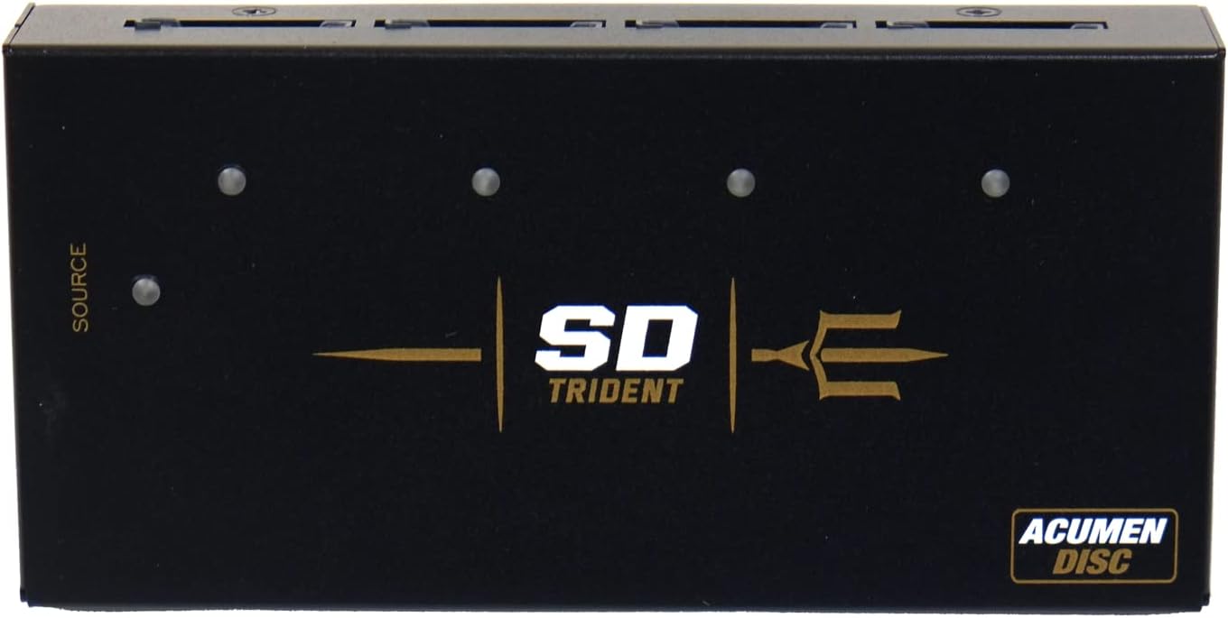 Acumen Disc SD Trident - 1 to 4 Secure Digital/TF/MicroSD Compact Duplicator Autostart Cloner Copier (35MB per Second)