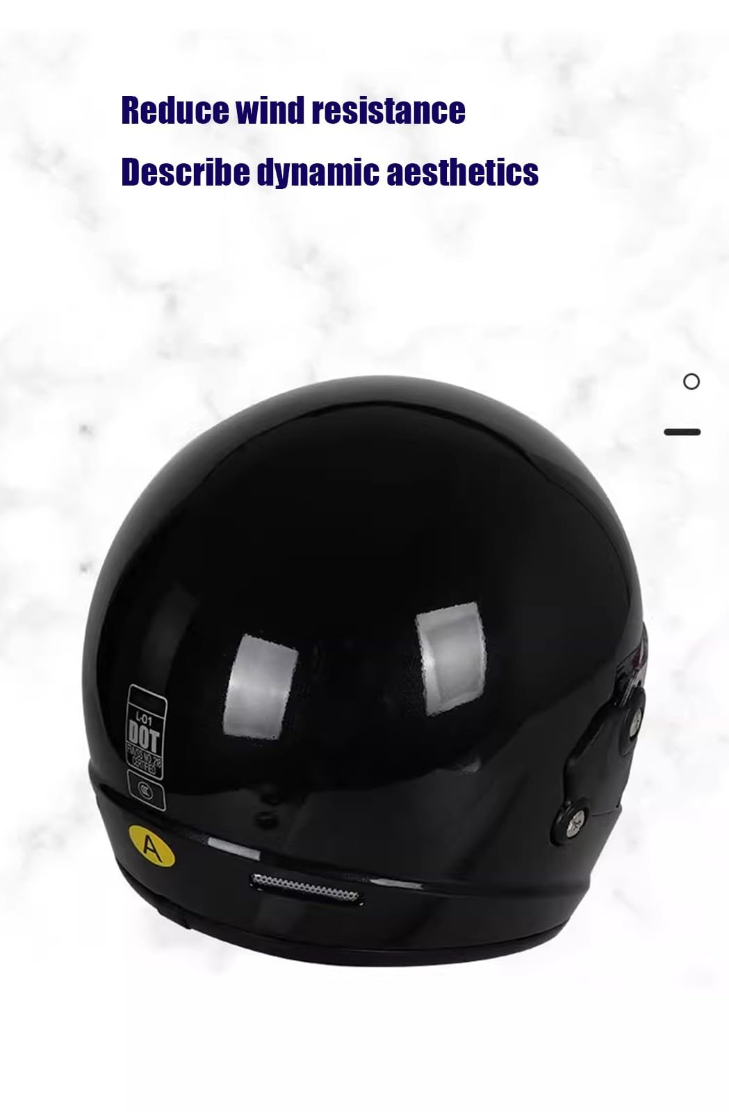 Casco Integral De Motocicleta Retro, Casco Modular con Visera, Casco De Motocicleta Abatible De Calle Aprobado ECE para Adultos Hombres Y Mujeres J,L57-58CM