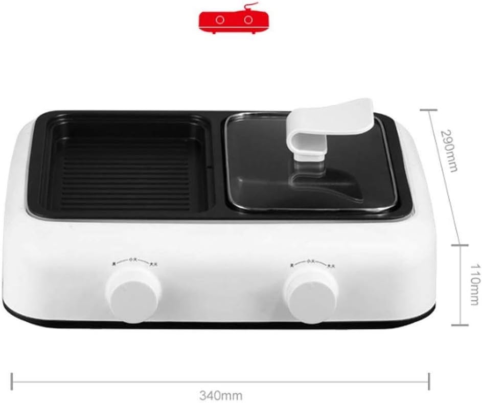 Mini Hot Pot Electric Baking Boiler Multifunctional Household Frying Pan Roasting And Cooking Integrated Dual-purpose