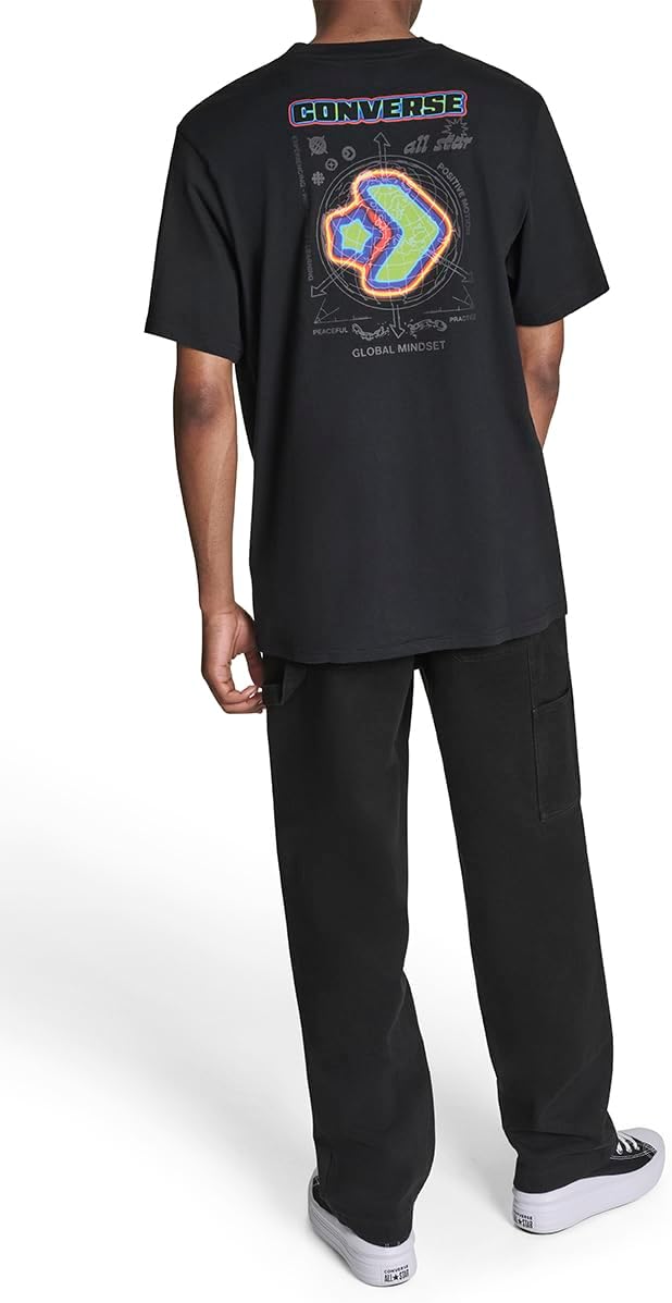 Converse Mens Small Star Chevron Logo Tee - Image 5