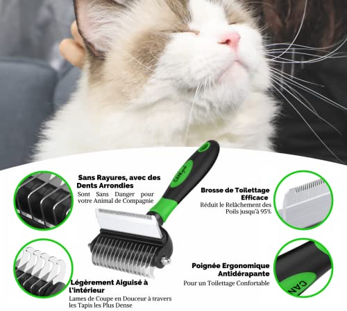 Canlynk® Spazzola multifunzionale per cani e gatti...