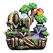 Produktbild LOFAMI Zimmerbrunnen Desktop Brunnen Wasserfall Steingarten Wasser rotierende Perle Brunnen und Wasserpumpe Harz Indoor Wasserlandschaft Dekoration Geschenk Zimmerbrunnen