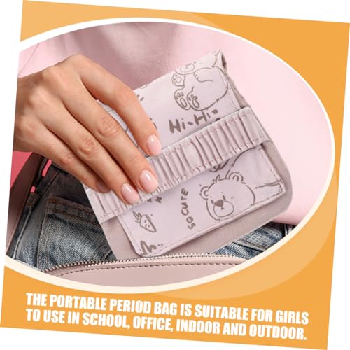 GRADENEVE 2 Peças Bolsa De Armazenamento De Toalha Da Tia Bolsa De Armazenamento De Almofada Menstru