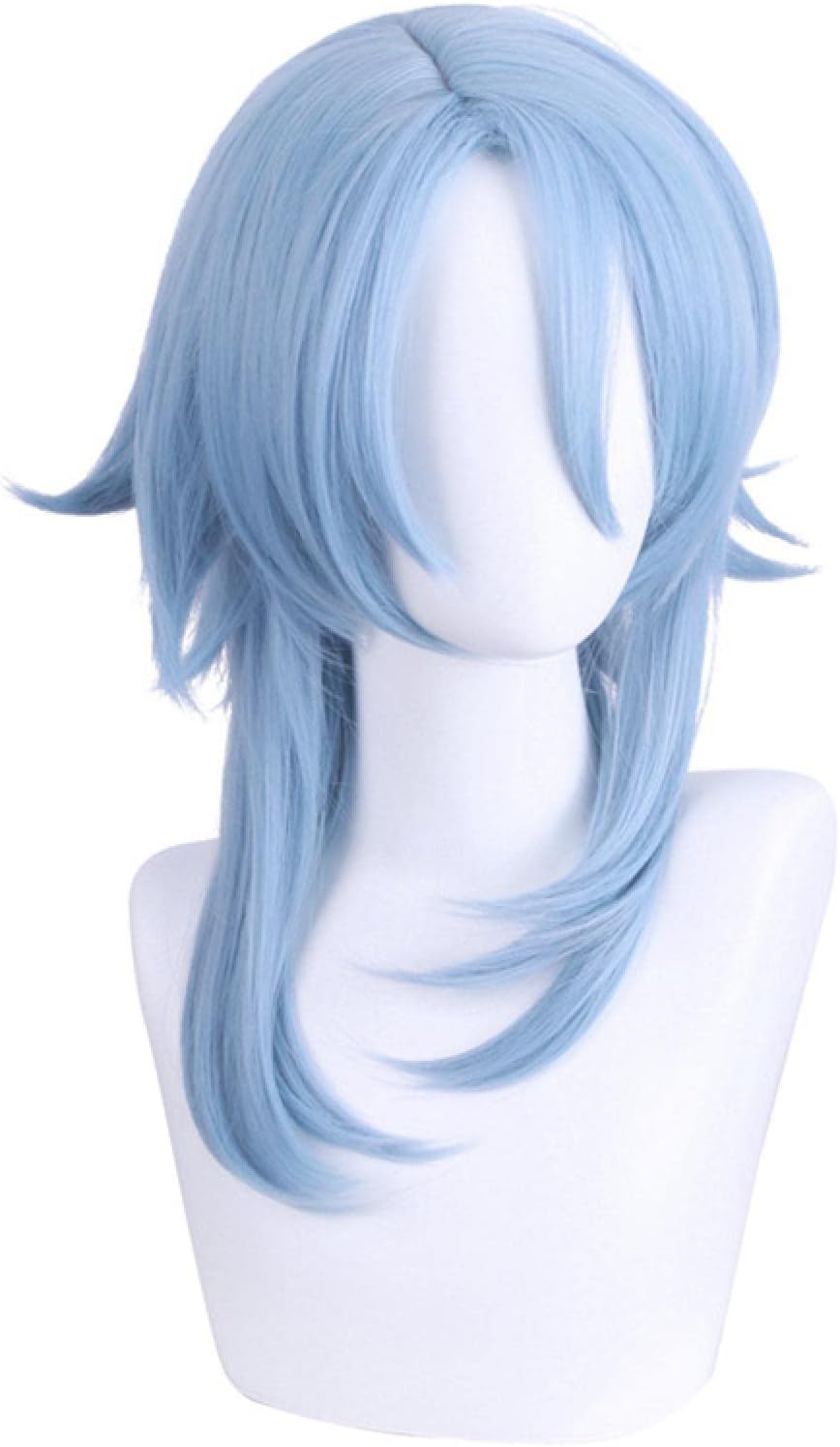 Role Play Wig For Game Genshin Impact Kamisato Ayato Cosplay Blue Short