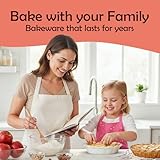 Muldale White Ceramic Pie Dish 23cm Fluted - 9 Inch Apple Crumble Pie Pan for Baking - Lead Free Round Flan Dishes for The Oven - Image 7