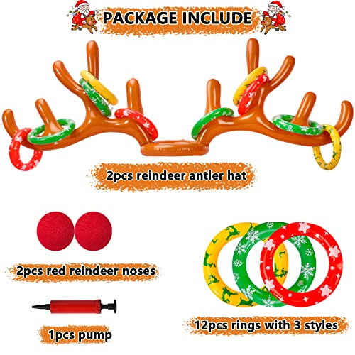Max-Fun-Inflatable-Reindeer-Antler-Ring-Toss-Christmas-Games-Indoor-Outdoor-Party-Games-Hat-for-Xmas-Gifts-Holiday-Party-Supplies-Favors-Games-for-Family Max Fun Inflatable Reindeer Antler Ring Toss Christmas Games Indoor Outdoor Party Games Hat for Xmas Gifts Holiday Party Supplies Favors Games for Family