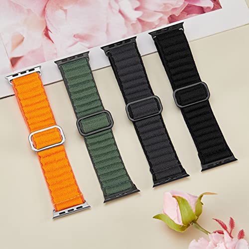 Image of 4 Pack Stretchy Solo Loop Compatible with Apple Watch Bands Women Men