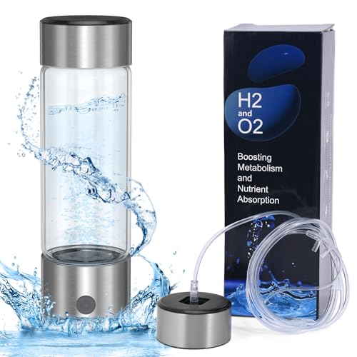 Ankilo Hydrogen Water Bottle, Portable Hydrogen Water Bottle Generator Improve Water in 3 Minutes, Hydrohealth Hydrogen Water Machine with SPE PEM Technology for Home, Office, Travel, Drinking