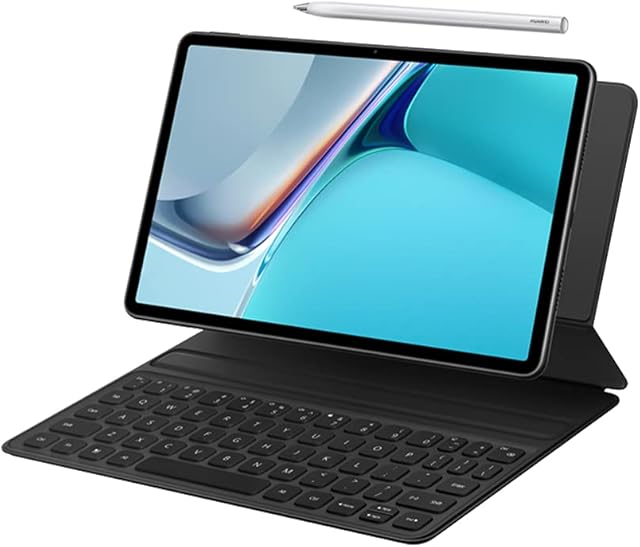 HUAWEI MatePad 11 - 11 Inch Tablet with HUAWEI 2nd Gen M-Pencil and Keyboard - 6GB RAM 128GB ROM -120Hz Refresh Rate - Quad-Channel Sound - TÜV Rheinland Certified Eye Protection - Matte Grey