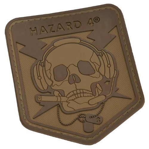 Preisvergleich Produktbild Hazard 4 3D Operator Schädel Moral Patch Coyote