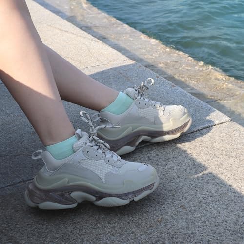 SERISIMPLE Viscose Bamboo Mesh Kids Low Cut Socks Unisex Child Ankle Athletic Socks Non Slip Breathable Boy Girl 5 Pairs4