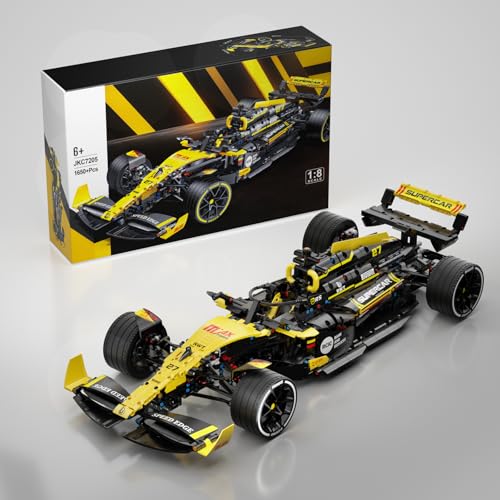Image of AM24 Formula 1 Racing Car Building Set, 1:8 Scale Collectible Set for Adults, Compatible with Lego,Authentically Detailed Build and Display Model for Home or Office Decor (1650PCS)