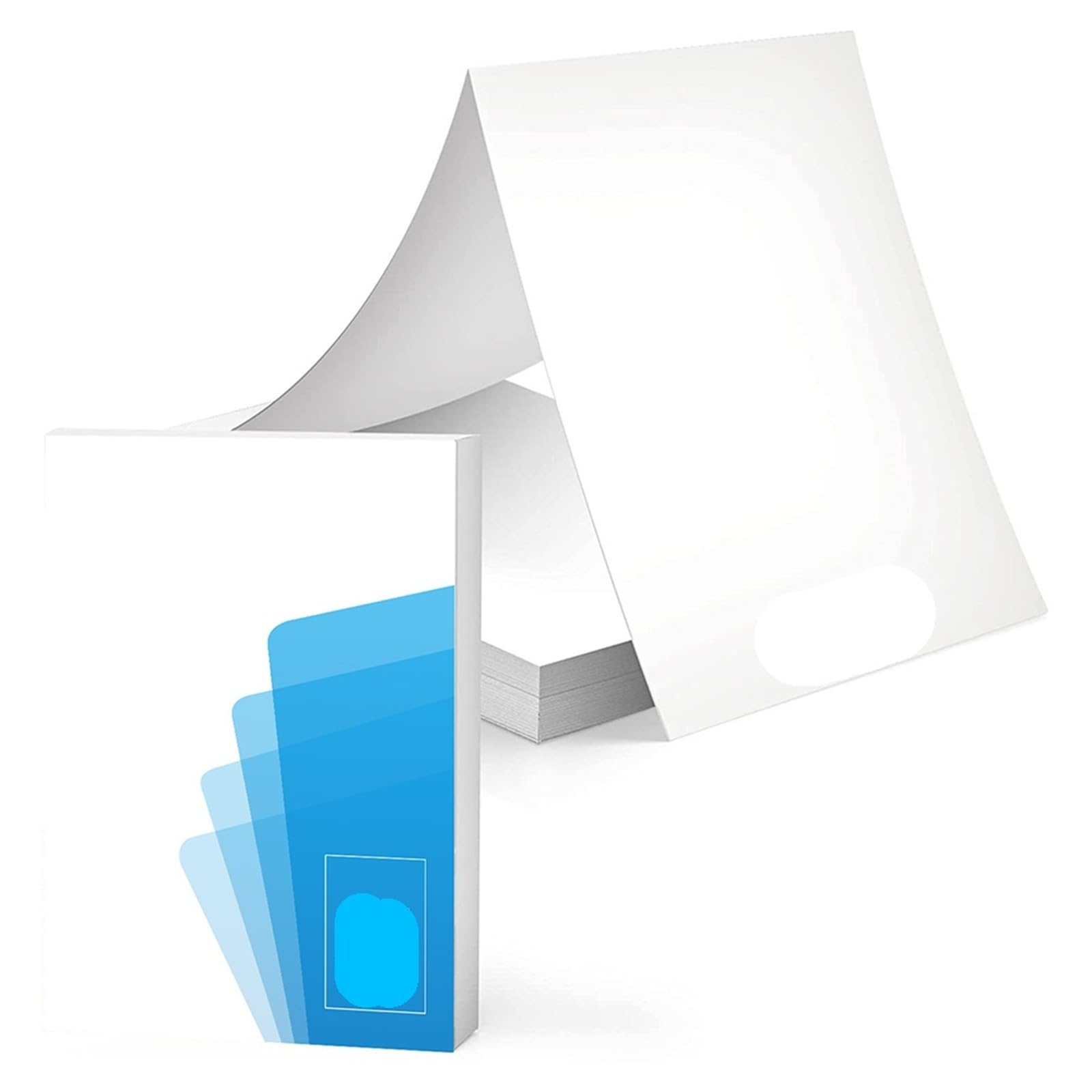Carta Per Stampante A4 100/200 fogli A4 Carta termica pieghevole Stampa continua Riconoscimento automatico Multiuso(200Pcs)