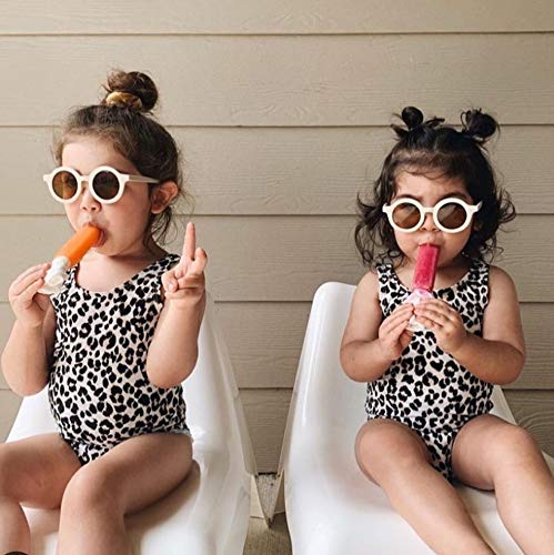 Fashion Kids Toddler Unisex Baby Retro Sunglasses Ultraviolet-Proof Round Glasses Eyeglasses For Children 1-8T (White, One Size Fits 1-8T) #TOP1