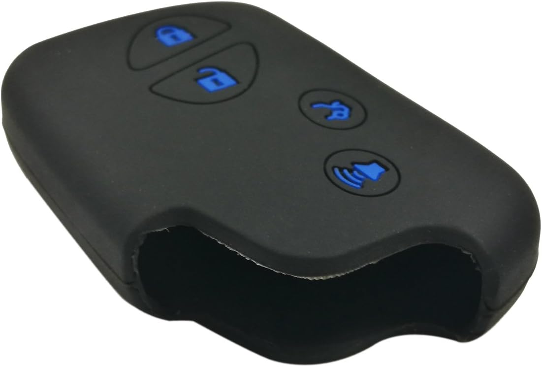 Coolbestda 2X Rubber Smart Key Fob Remote Cover Case Protector for Lexus RX350 ES350 IS250 GX460 LX570 IS350 GS430 GS300 GS450h is-C is-F HYQ14AEM HYQ14ACX
