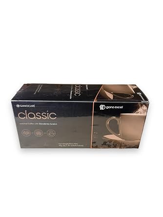 Gano Excel Classic Coffee with Ganoderma Lucidum mushroom of Asia Coffee 30 Sachets