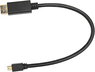 Gedourain Mini DP To DisplayPort 8K Cable, 2K 165Hz Bi Directional Transmission 32.4Gbps 30cm Length 4K 144HZ Mini DP To DP Cable for TV