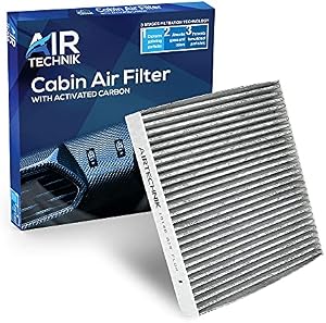 AirTechnik CF10140 Cabin Air Filter w/Activated Carbon | Fits Infiniti FX35, FX45, G35 / Mitsubishi Eclipse, Lancer, Outlander/Nissan Altima, Maxima, Murano, Sentra, X-Trail