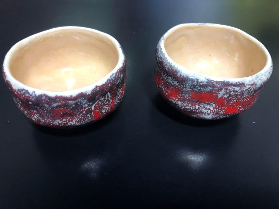 越前焼の名工 白越不朝（塩越窯）自然灰釉究極美の逸品ぐい呑み/湯呑3