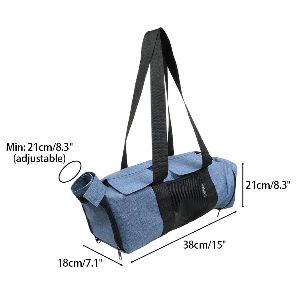 DONGKER Sac de Toilettage pour Chat,Sac de Bain pour Chien en Maille Respirante avec Fermeture Éclair pour Petite,Moyenne et Grande Taille