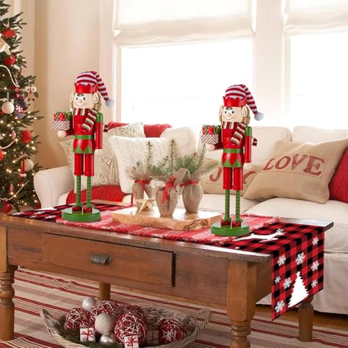 Casse-Noisette Noël figurines bois 38cm déco cuisine table