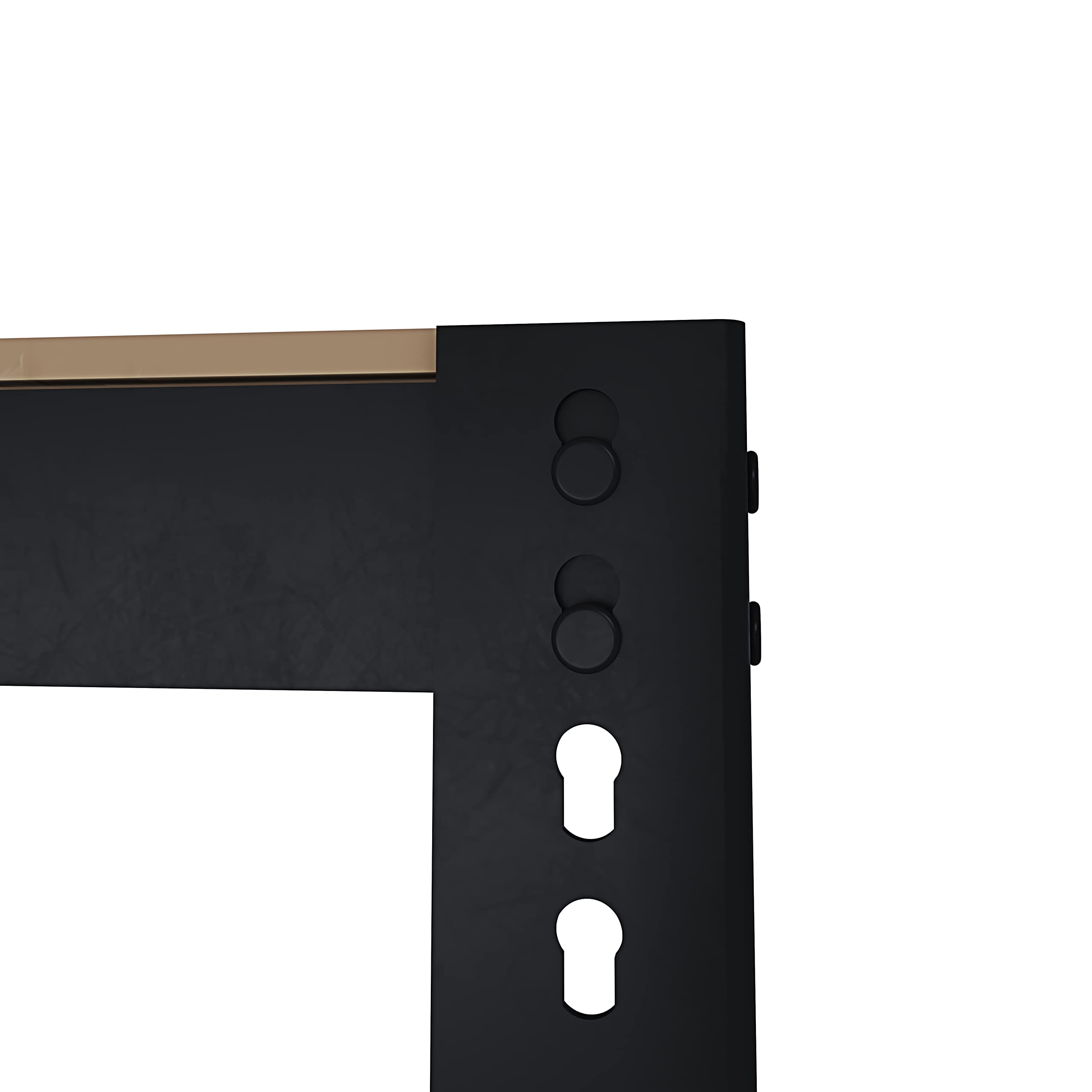 Banco Tavolo Da Lavoro Senza Bulloni In Acciaio Metallo MDF Portata Fino 550 Kg 2 Ripiani Regolabili Ideale Per Garage Officina Cantina Capannone Magazzino Design Modulare 90 x 120 x 60 cm (Black)